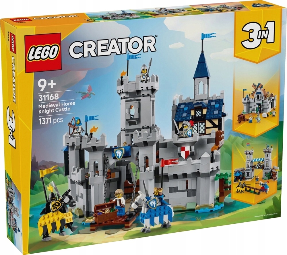 Lego Stavebnice Středověký hrad jízdních rytířů 31168