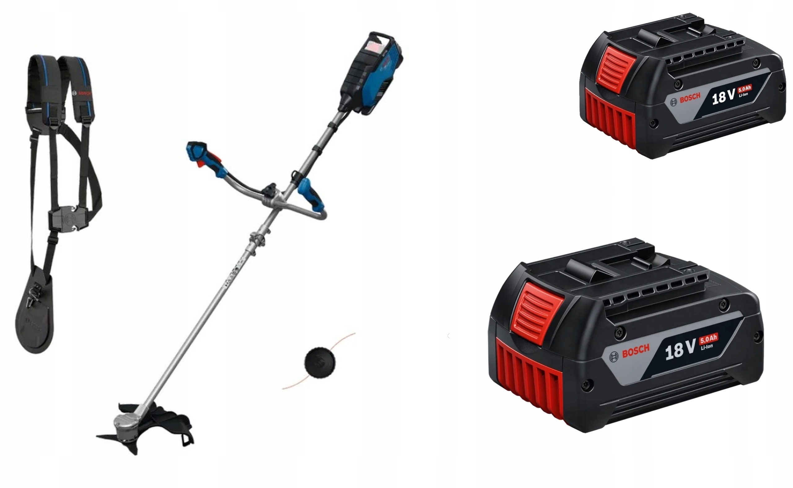 Bosch Gfr 18V-25 Bh Podkaszarka Akumulatorowa Kosa 06008D1200+ 2x Aku 5AH