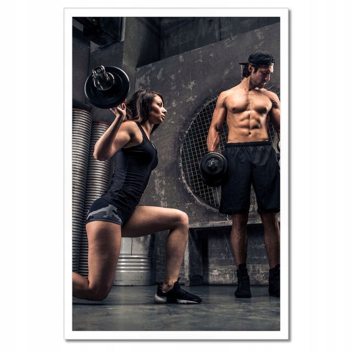 Plakáty v rámu 40x60 Nelegální posilovna Je Ba