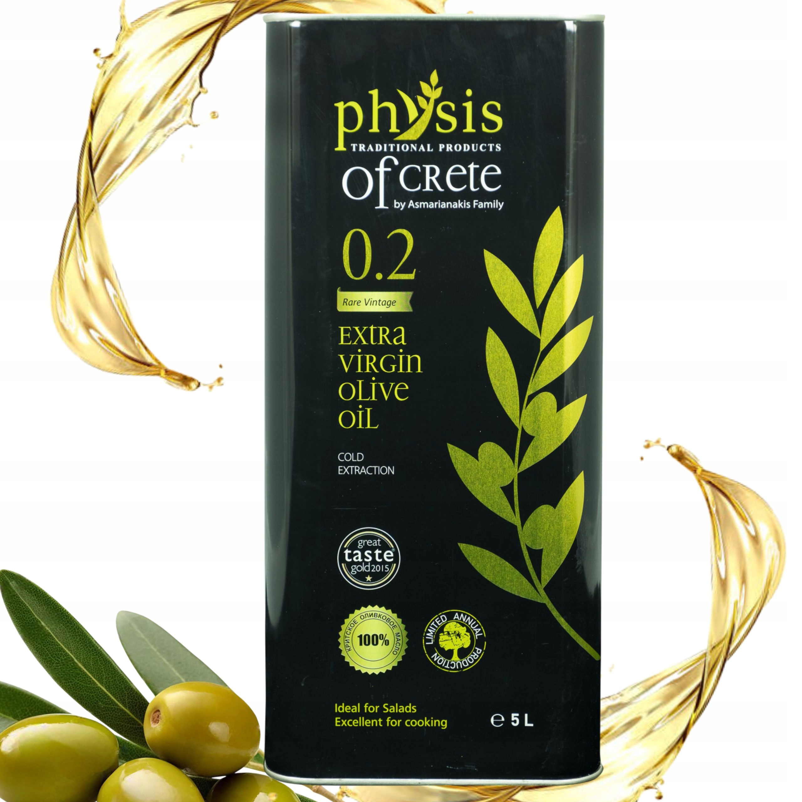 Levně Extra panenský olivový olej 5L Řecká Physis of Crete 0.2 datum do 30/01/28