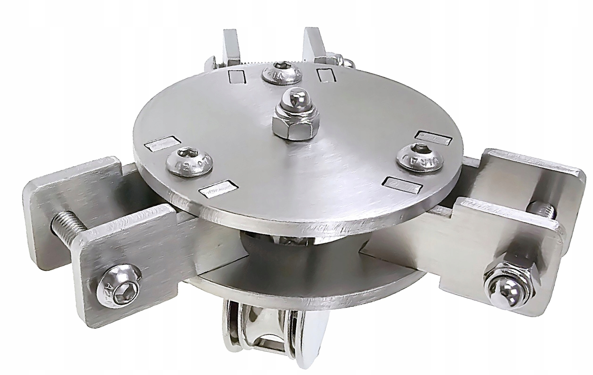 grill ogrodowy trójnóg górne mocowanie nierdzewne bloczek palenisko Inox