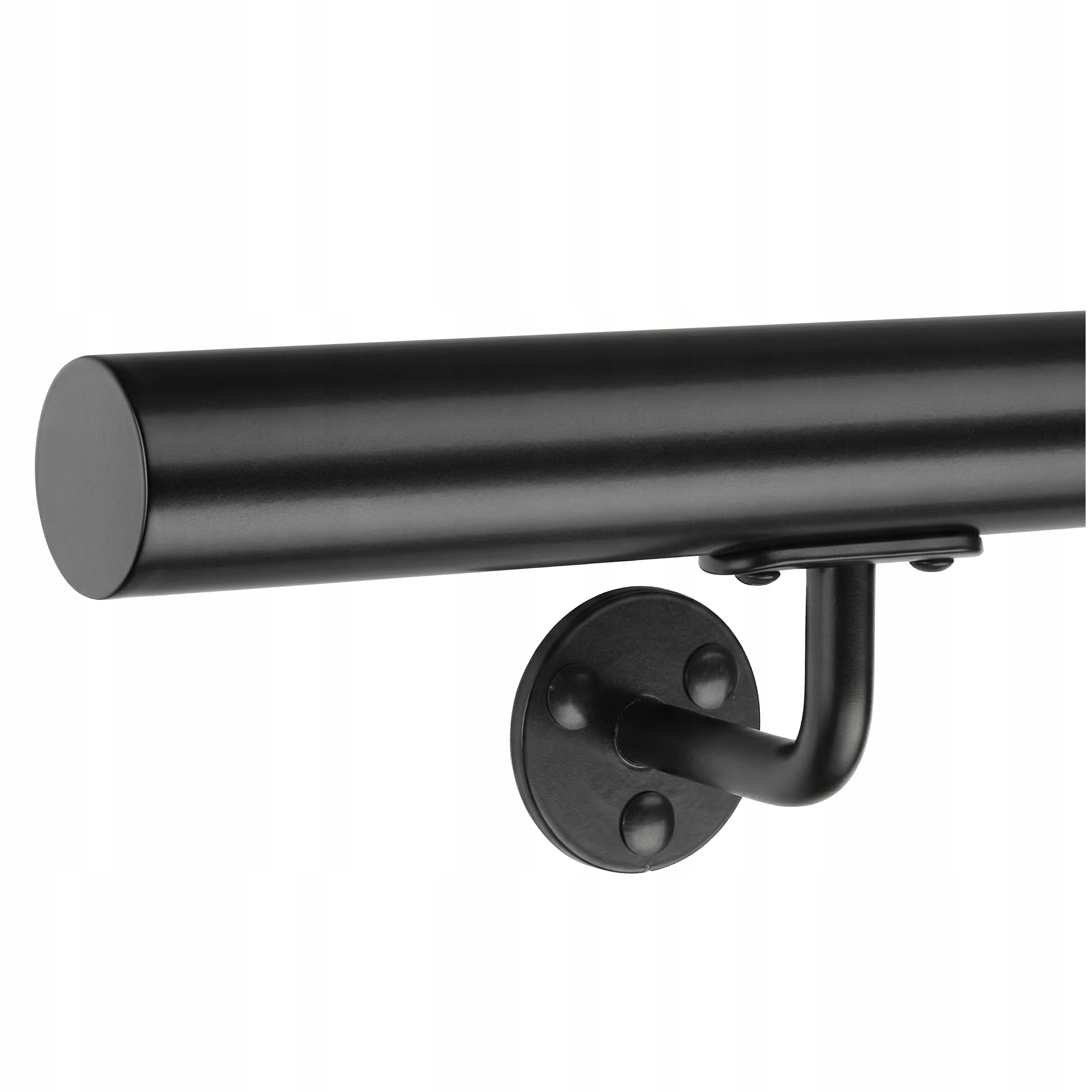 Stěnové zábradlí 70 cm Schodišťové Černé Loft Nerezová Ocel fi 42 3 Otvory