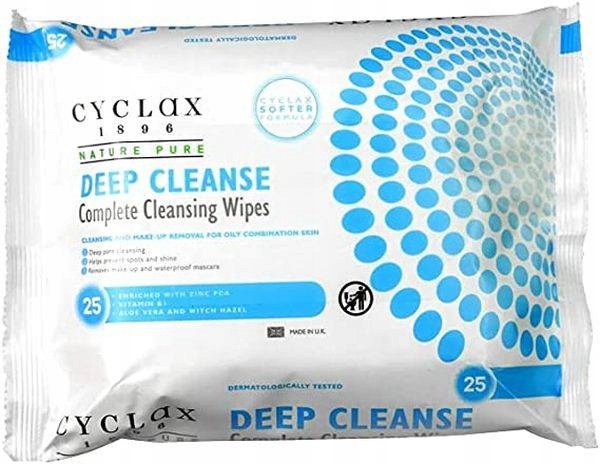 

Cyclax Deep Cleanse Chusteczki Oczyszczające 25szt
