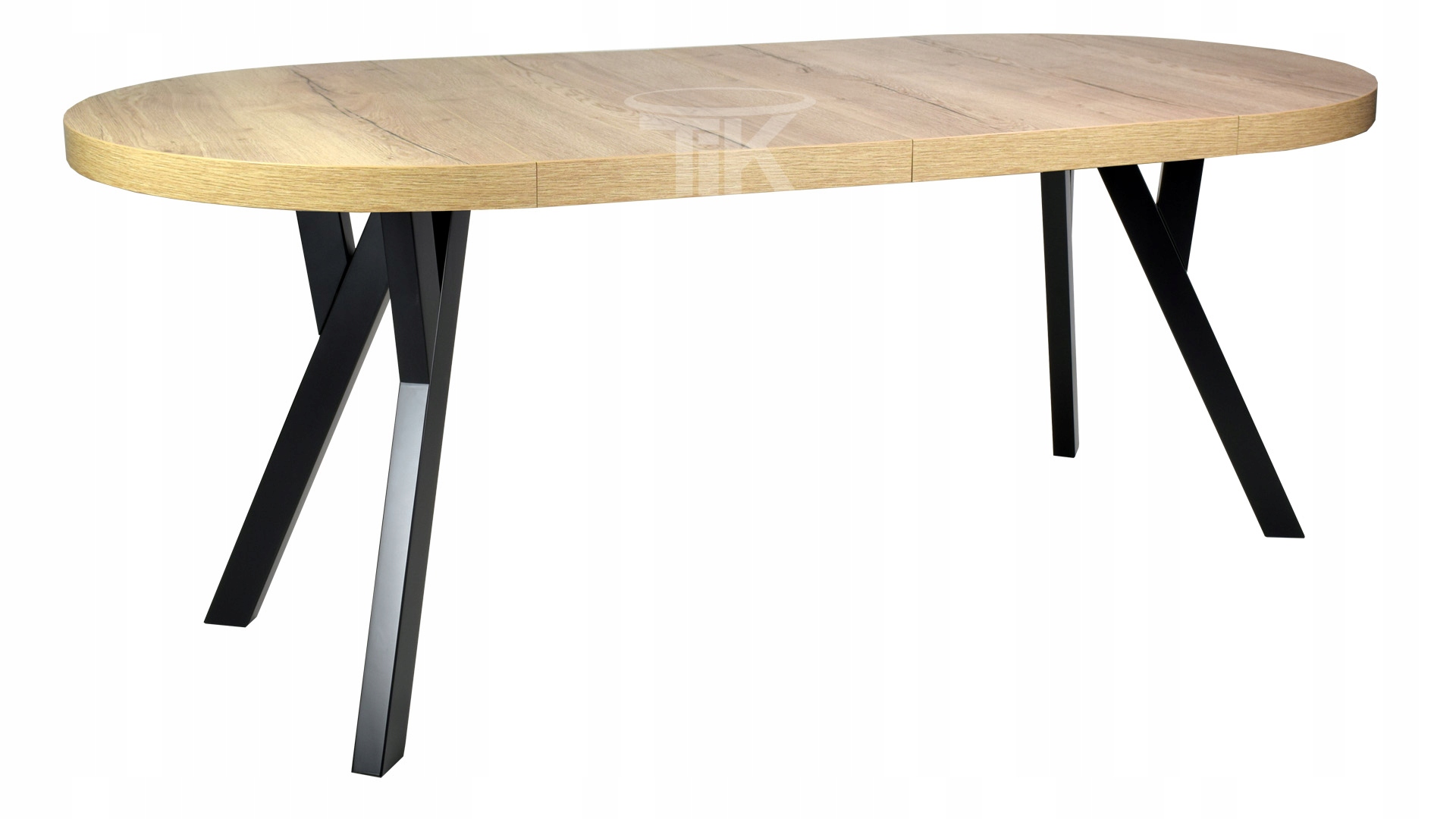 STÓŁ OKRĄGŁY L-3 80/2X50 DĄB HALIFAX NAT. Kolekcja S-3