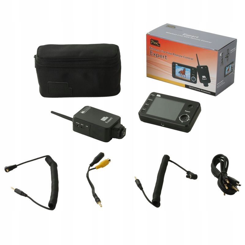 PIXEL EXPERT - radiowy wyzwalacz z transmiterem obrazu do Canon Marka Pixel