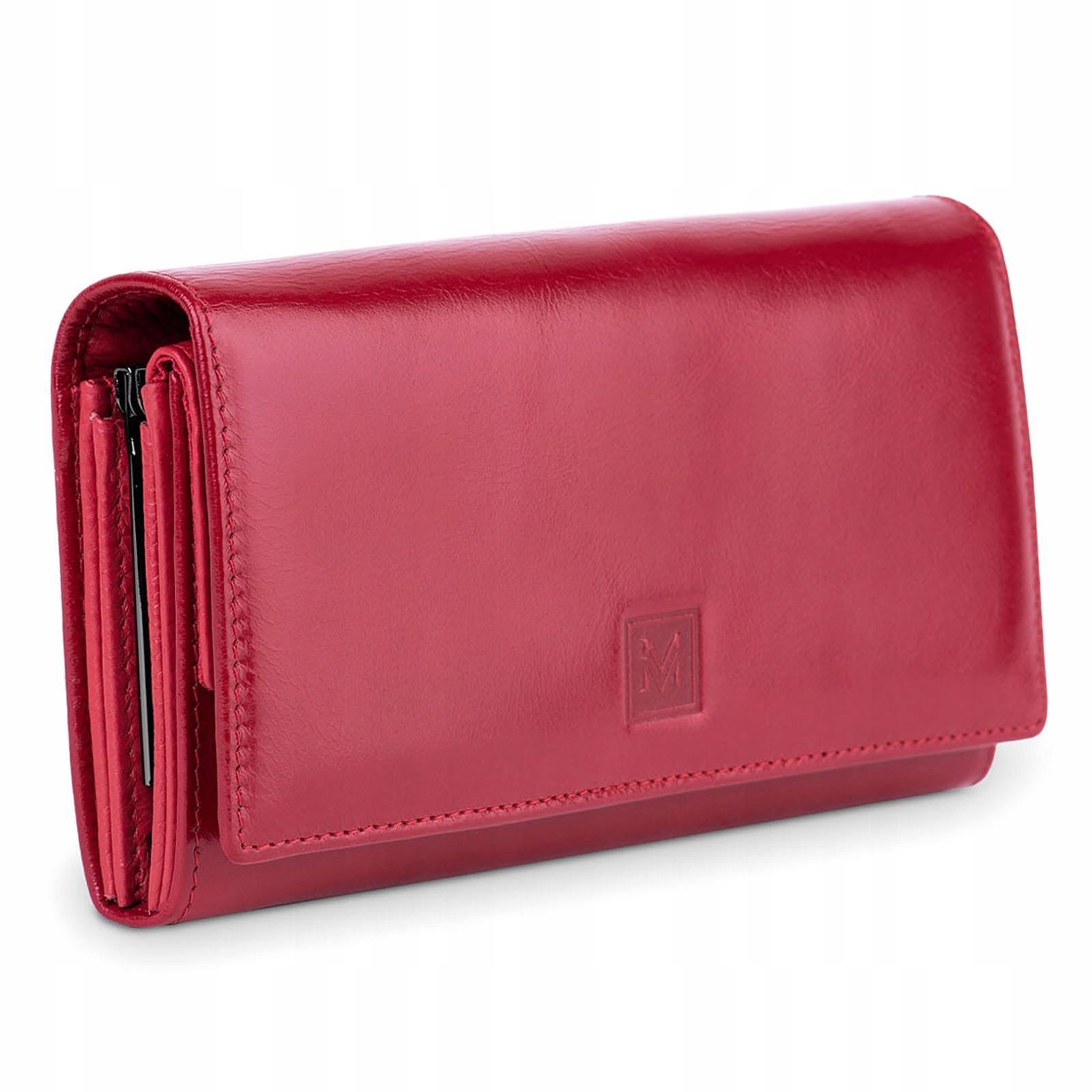 VerMari dámská kožená peněženka elegantní červená