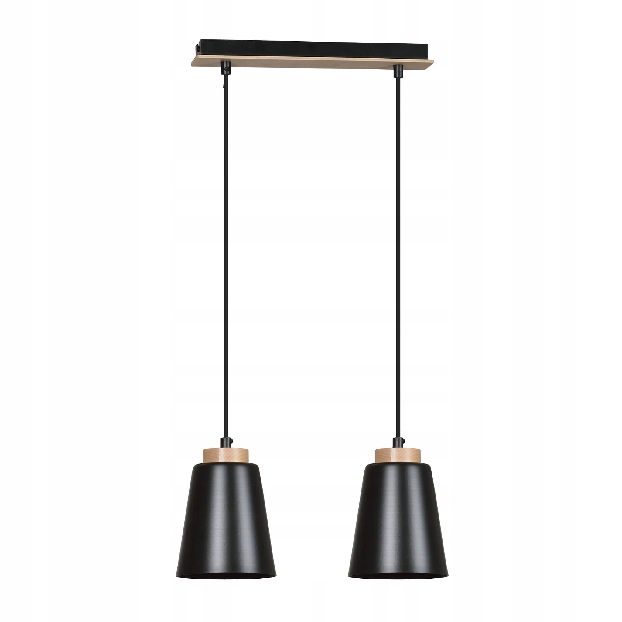 Emibig Závesná lampa Bolero 2xE27 15W čierna IP20 nastaviteľná