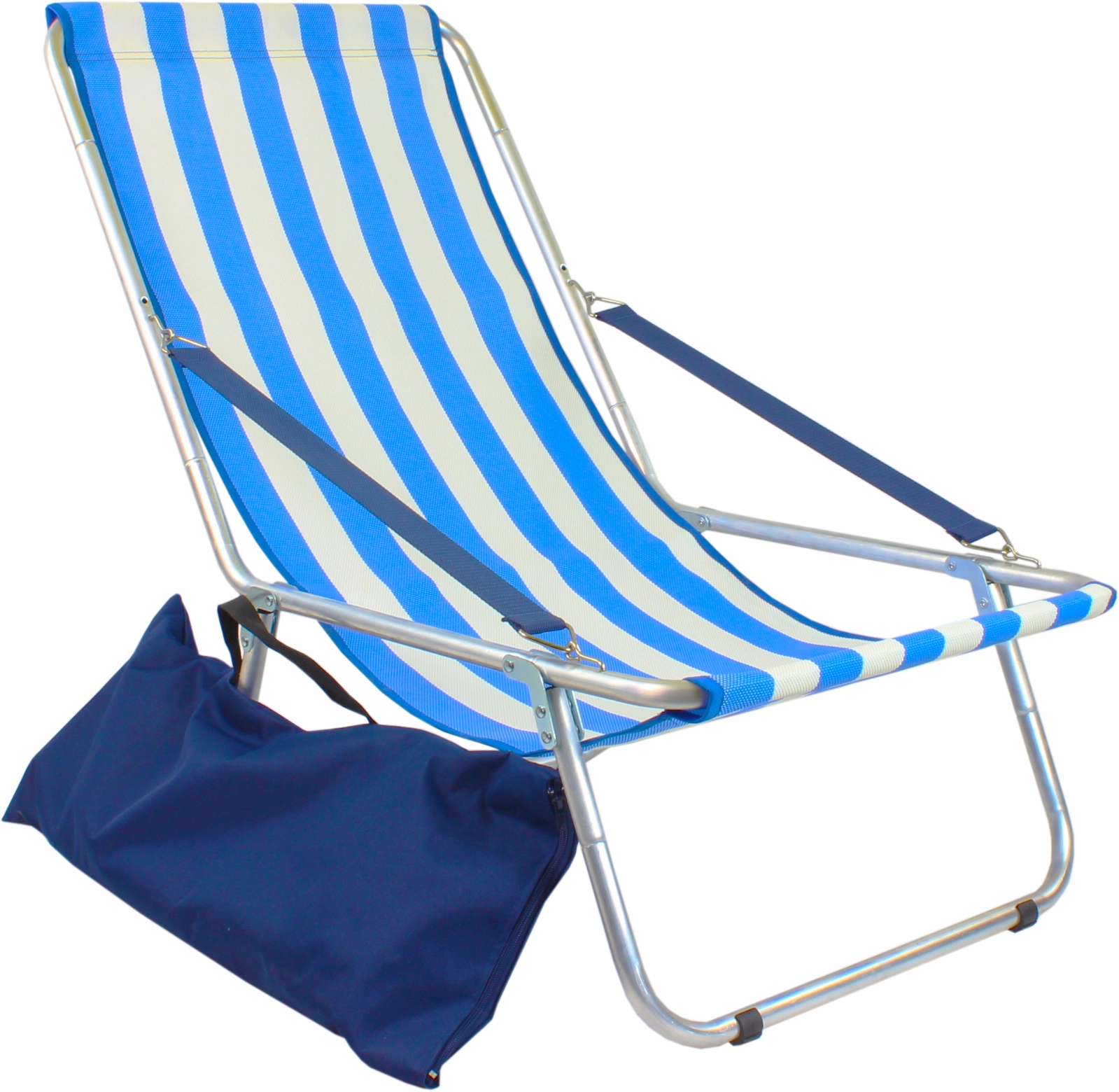 

Leżak plażowy składany do torby, z siatki, Bn