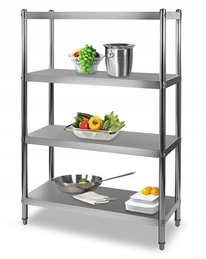 Промисловий стелаж з нержавіючої сталі 120x40 см