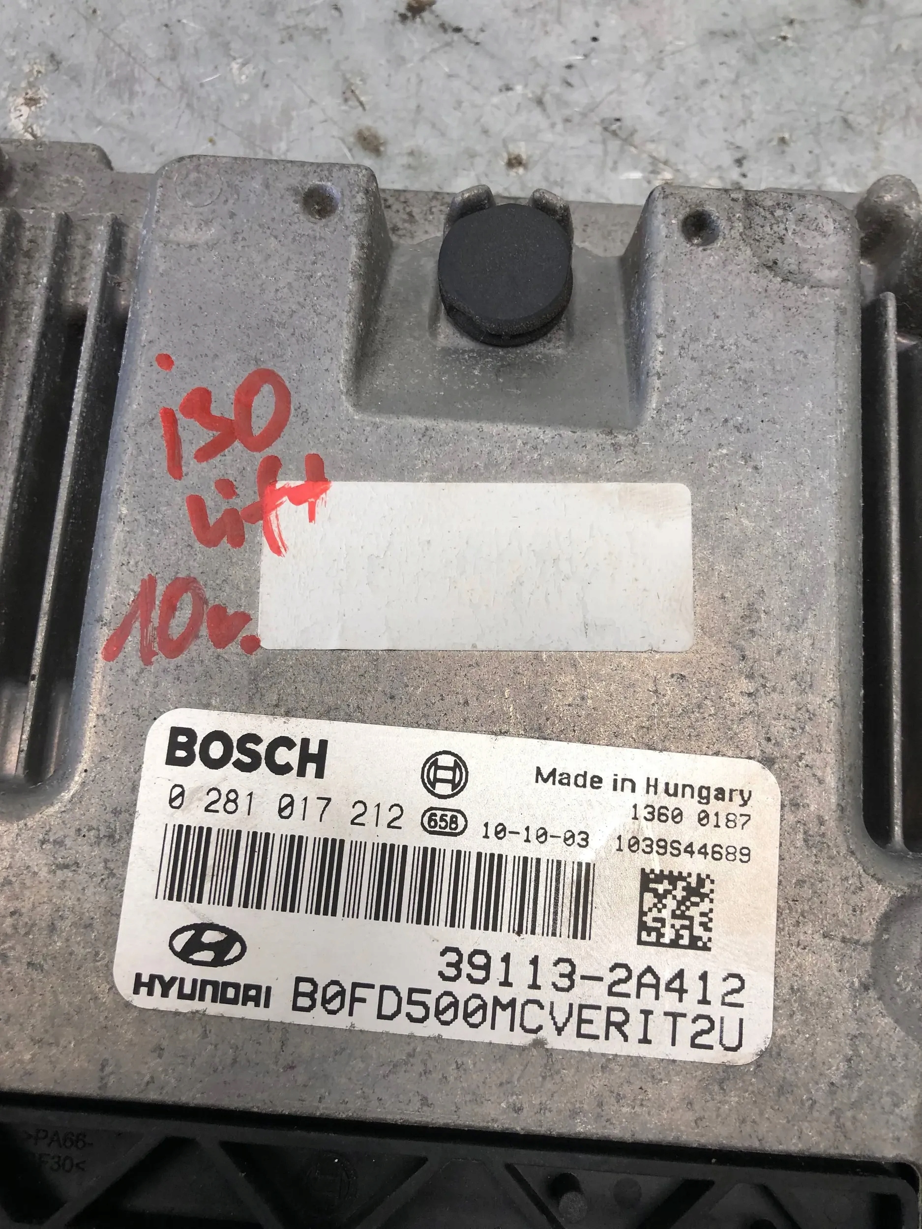 computer Motore HYUNDAI I30 e LIFT 39113-2A412
