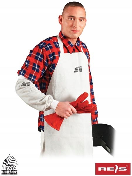 FARTUCH SPAWALNICZY SKÓRZANY OCHRONA DLA SPAWACZA Marka inny