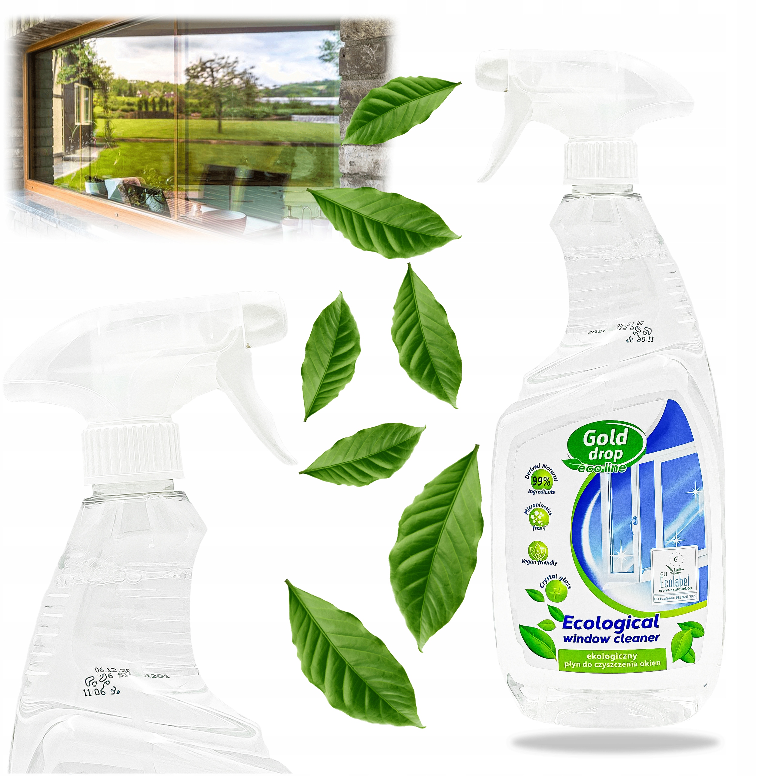 

Ekologiczny Płyn Mycia Szyb Luster Bez Smug 750ml