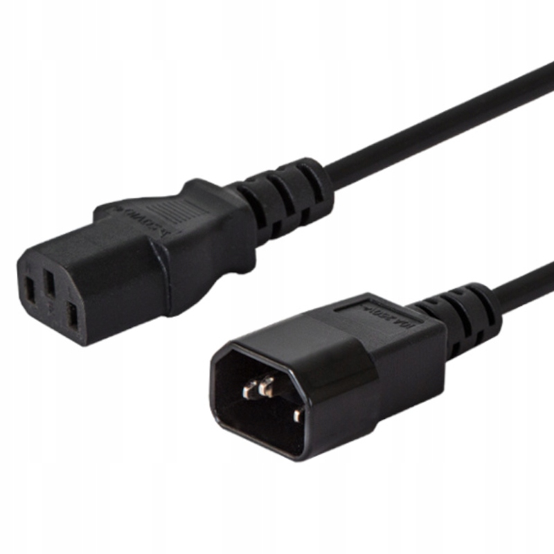 Przedłużacz Kabela Zasilającego Iec C14-C13 Savio CL-99 długość 1,2m