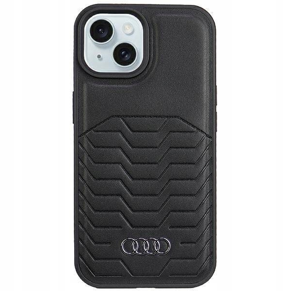 Pouzdro pro iPhone 15 14 13 6.1" Audi, černé
