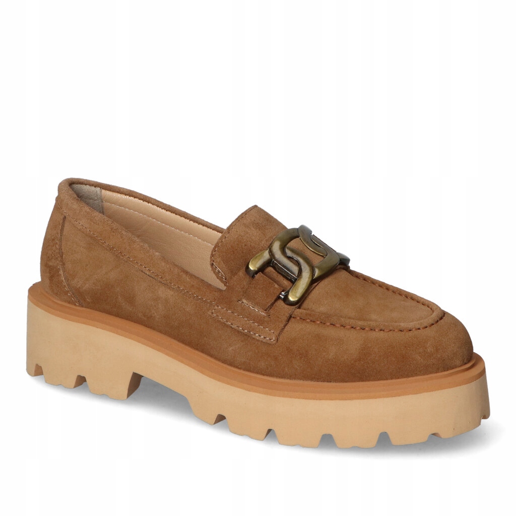 Mokasíny Tuomo 4010789 Hnědé semišové 40