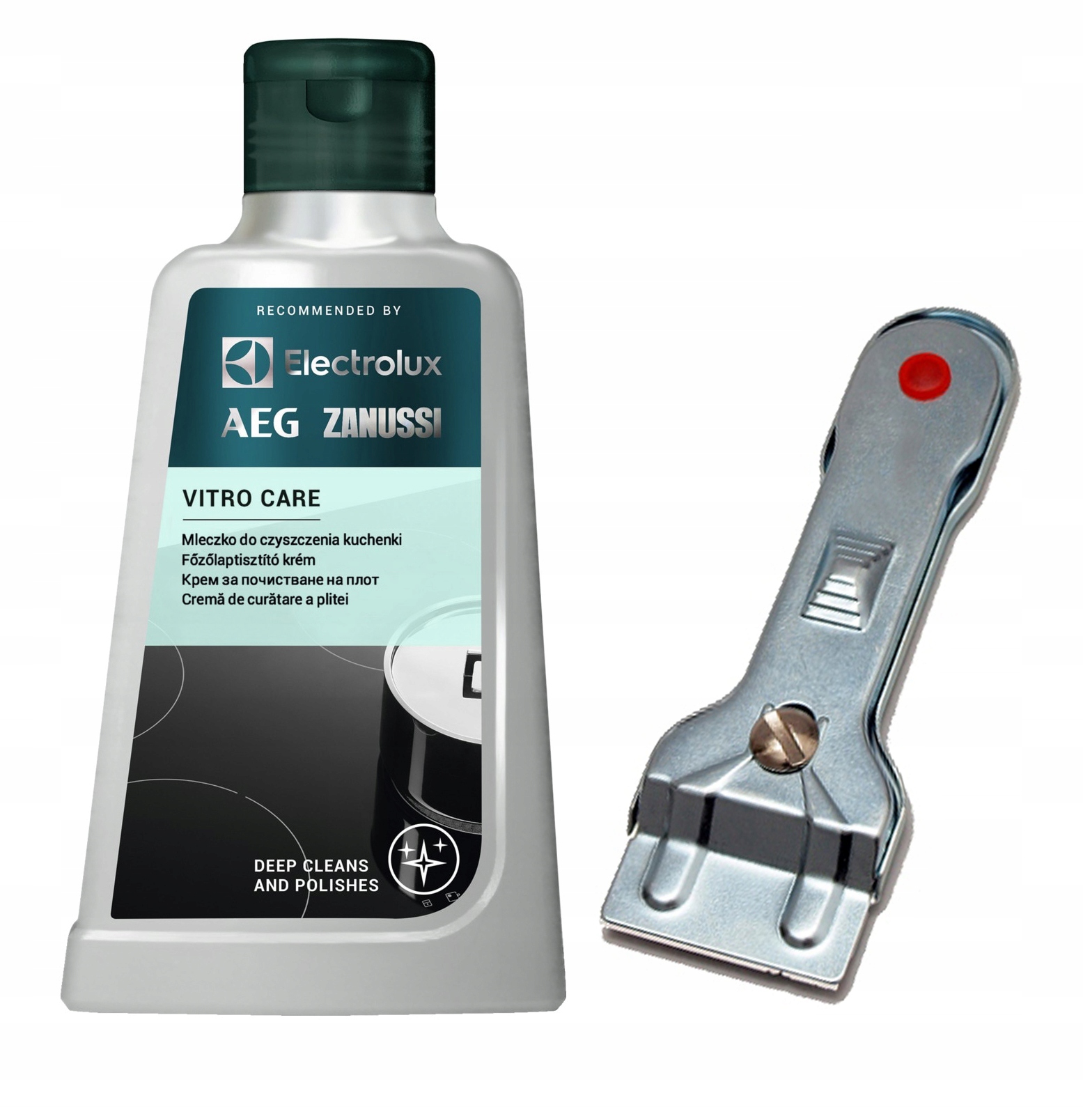 Mleczko do płyt indukcyjnych + skrobak Electrolux