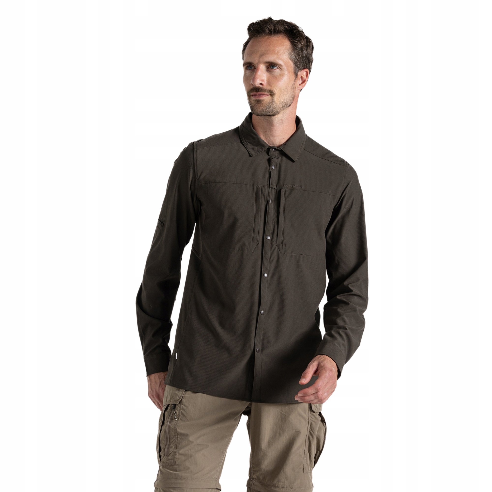 Koszula trekkingowa męska Craghoppers NosiLife Long Sleeved Pro Shirt V