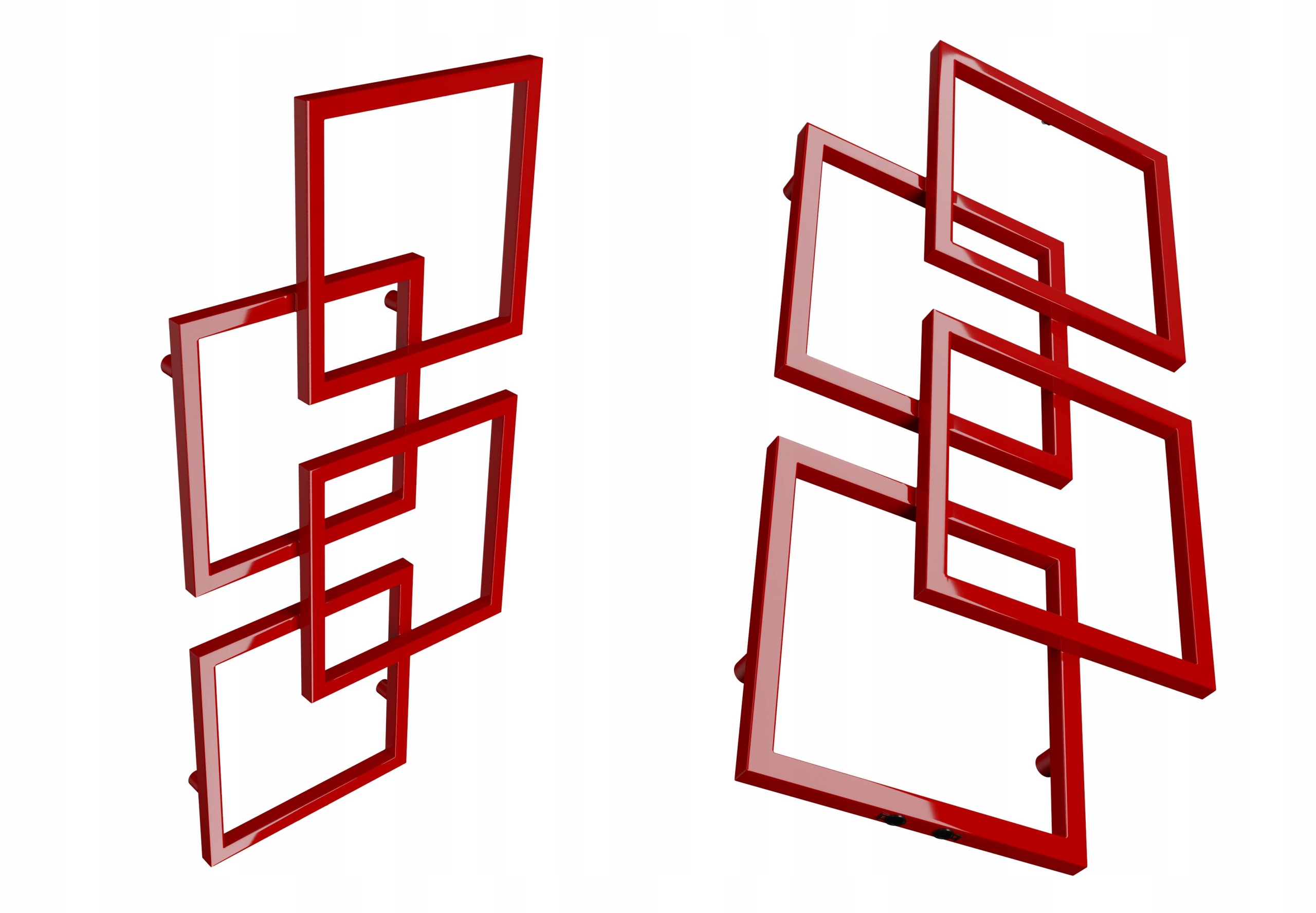 Dekorativní Radiátor Pro C.o 1280/660 Červený