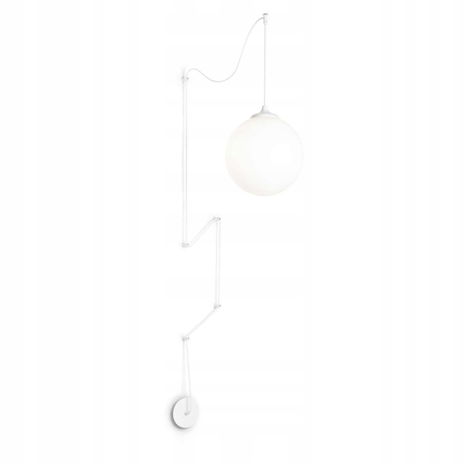 Závesné svietidlo Ideal Lux Boa SP1 biela E27 60W 12000mm