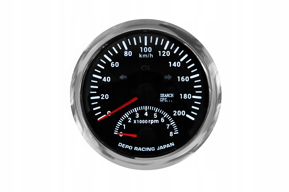 Indikátor hodiniek Depo 85 mm Rýchlomer Km/h