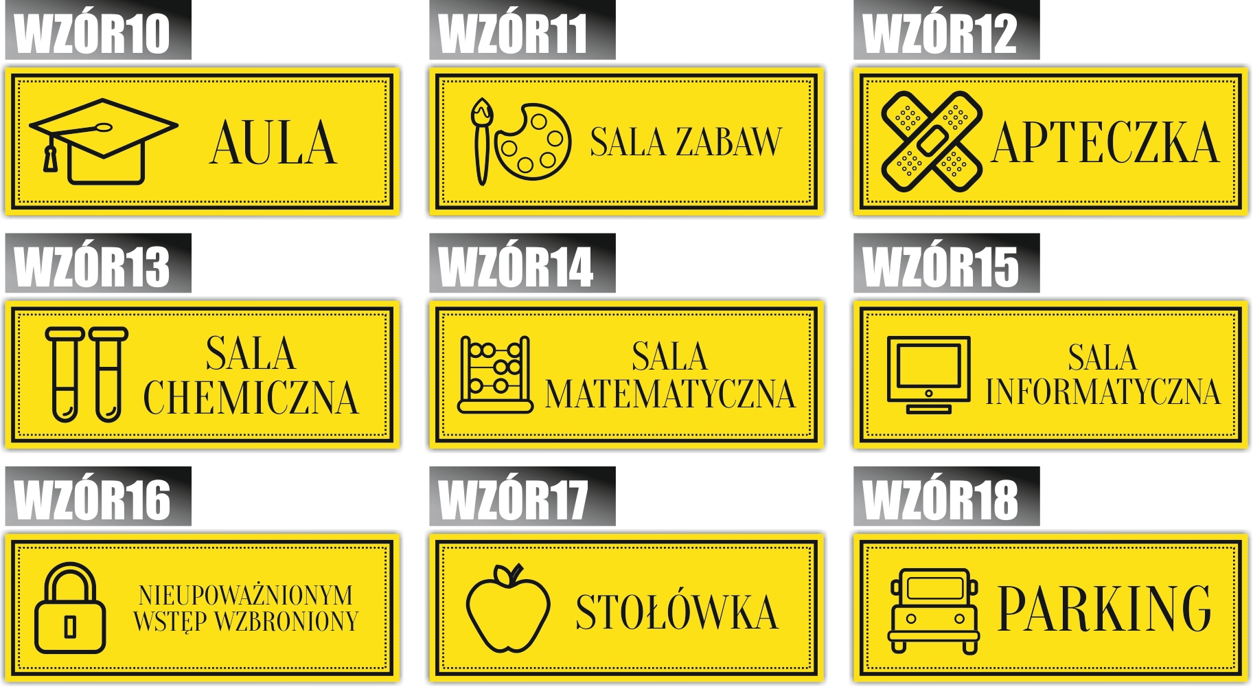 Tabliczka nierdzewana grawer LABORATORIUM Wysokość produktu 8 cm