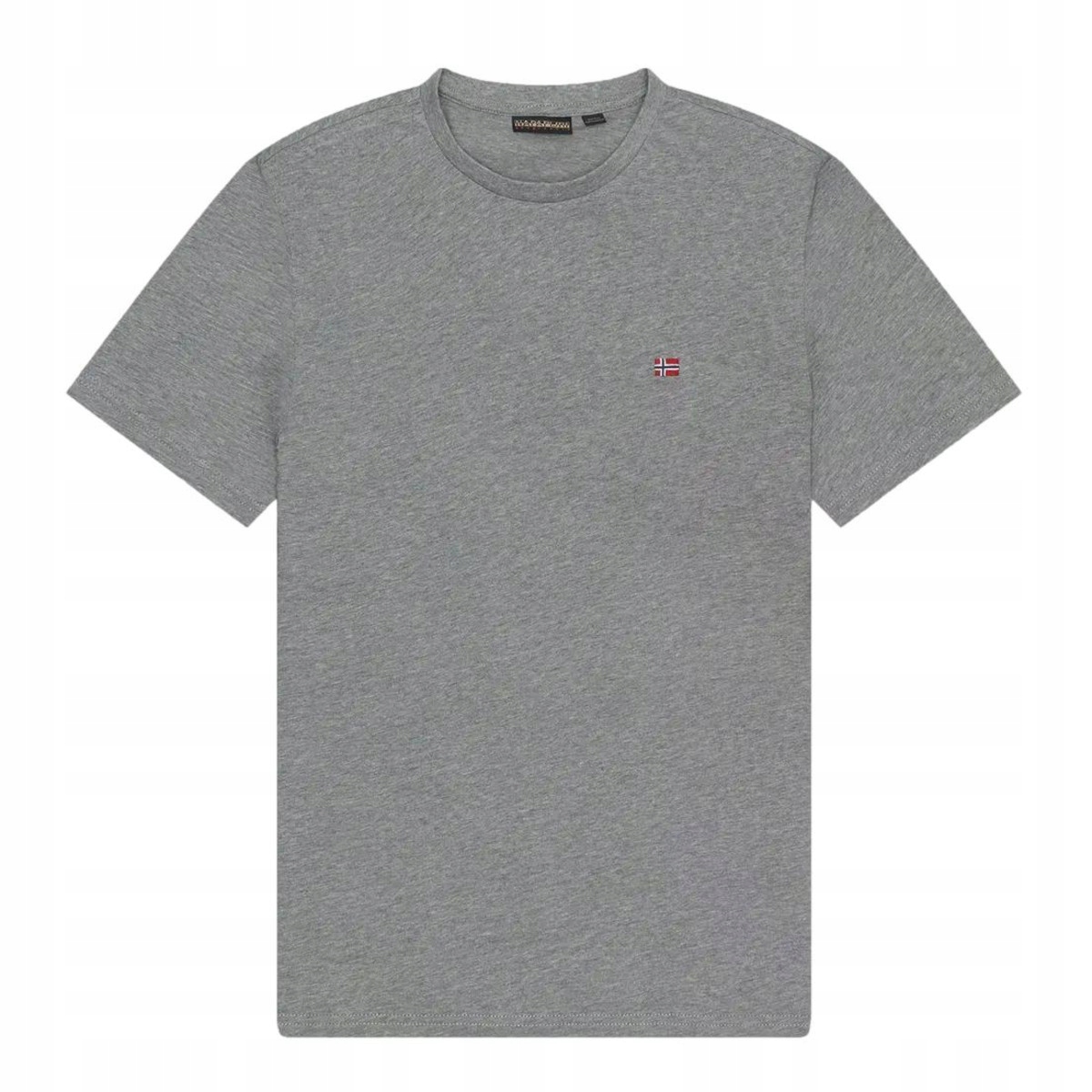 Tričko pánské Napapijri NP0A4H8D160 Salis Ss Sum Med Grey Šedá M