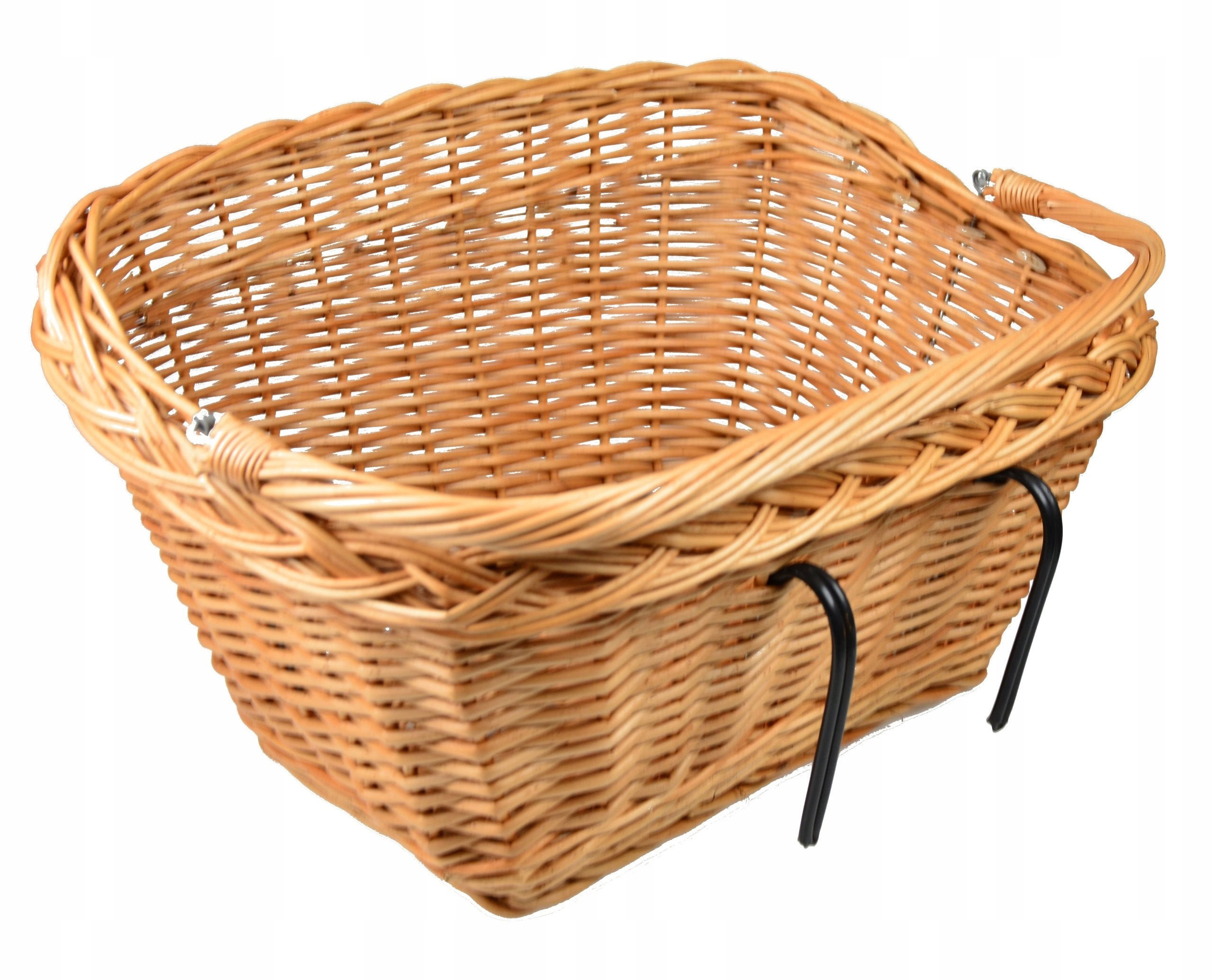 Wiklinowy Koszyk Na Rower Duży