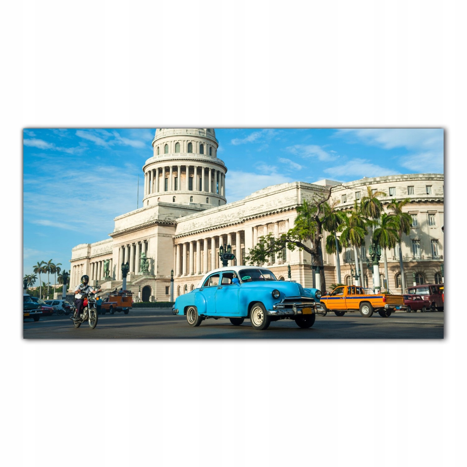 Americké Auto 100x50 Tvrzené skleněné panely