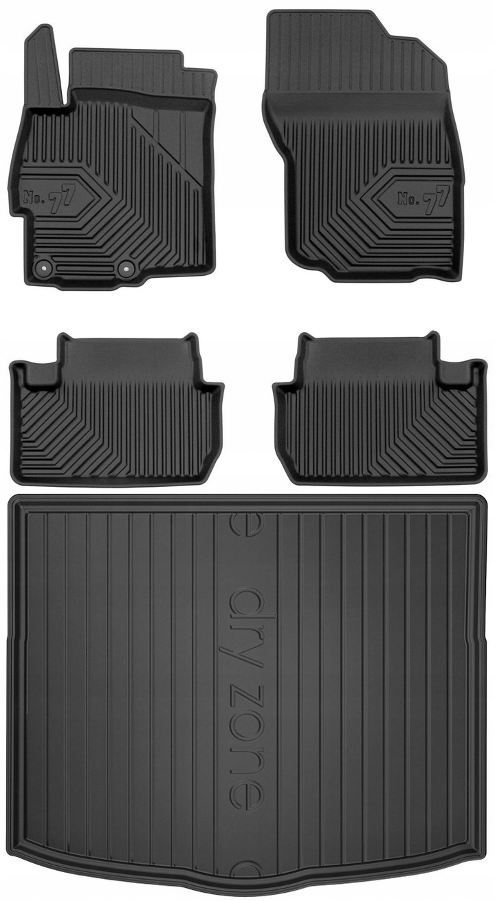 Set 77 Koberce a rohože Mitsubishi Lancer 8 Hatchback 2007-2017 d