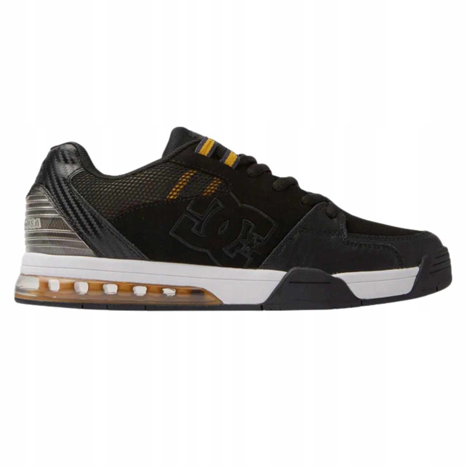 Boty DC Shoes nízké pánské kožené tenisky černé tenisky vel. 44,5