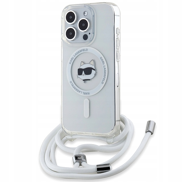 Karl Lagerfeld IML Choupette Pouzdro MagSafe pro iPhone 16 Pro Max