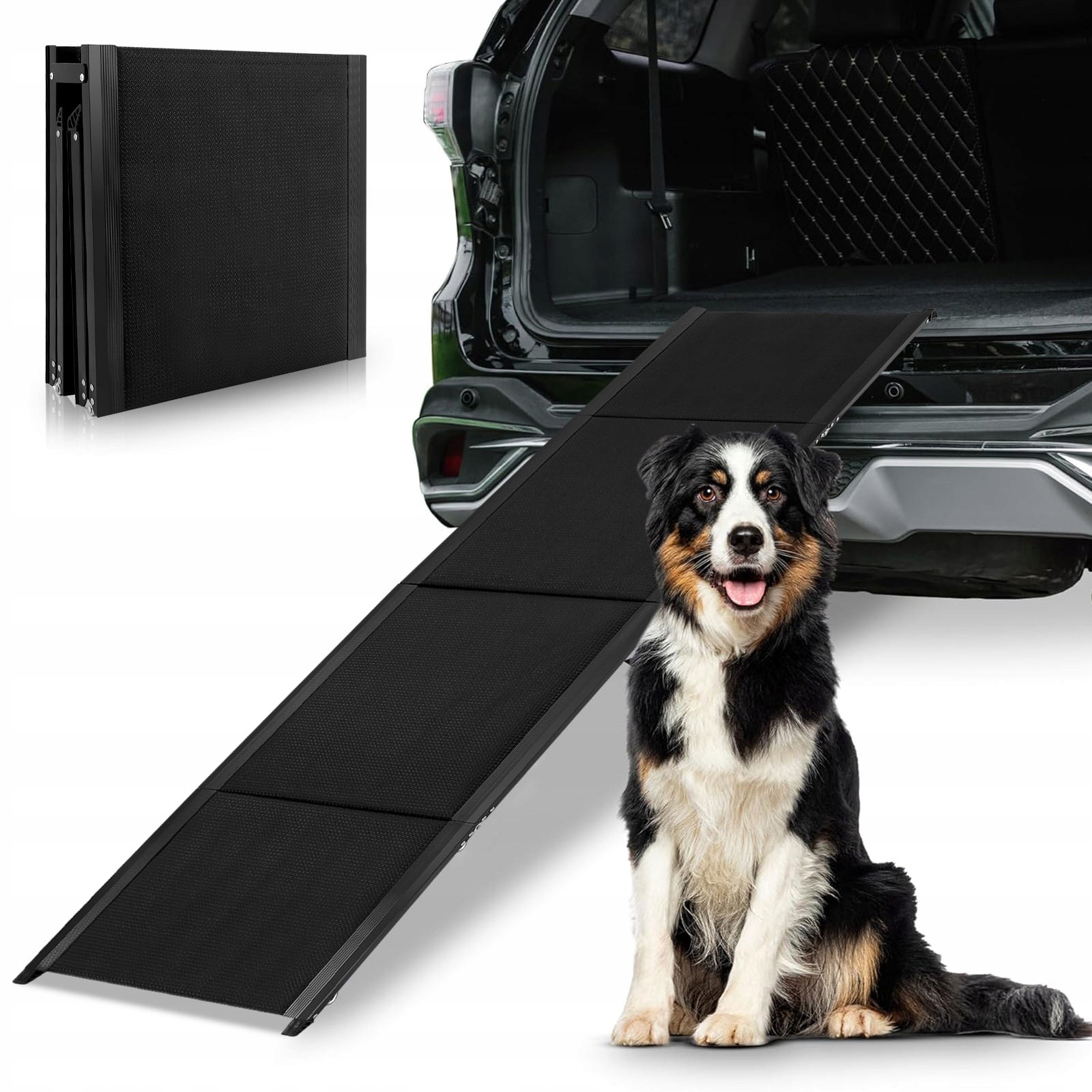 Levně Přenosná Skládací Rampa Pro Velké Psy Do Auta A Suv
