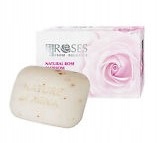 Kremowe mydło z płatkami róży 75G