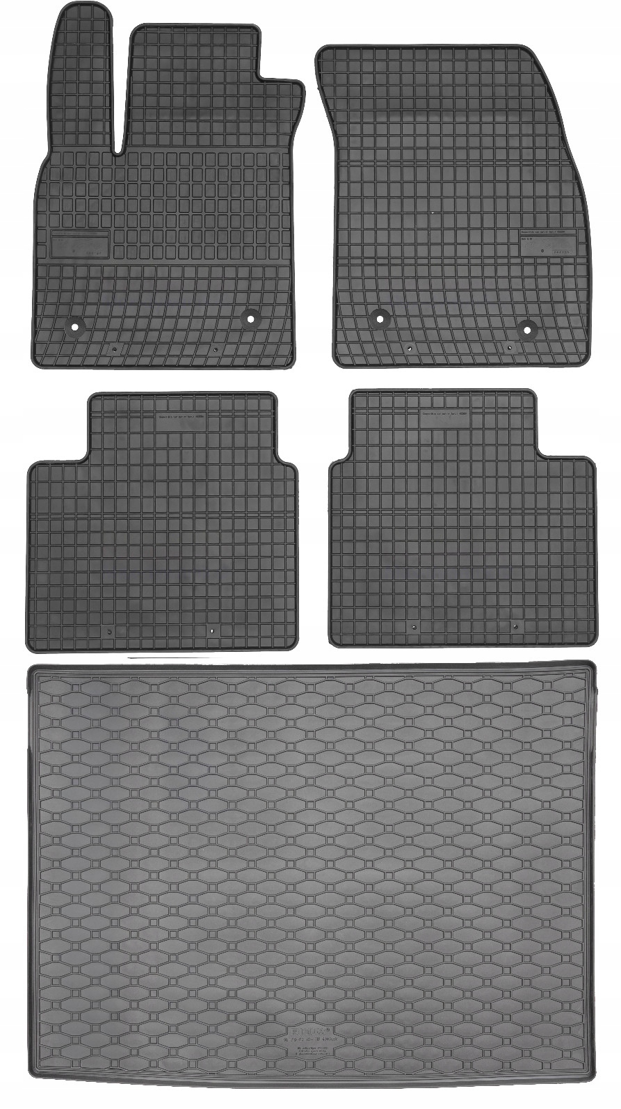 Ford Focus IV Hatchback 2018 Sada Koberce batožinový priestor