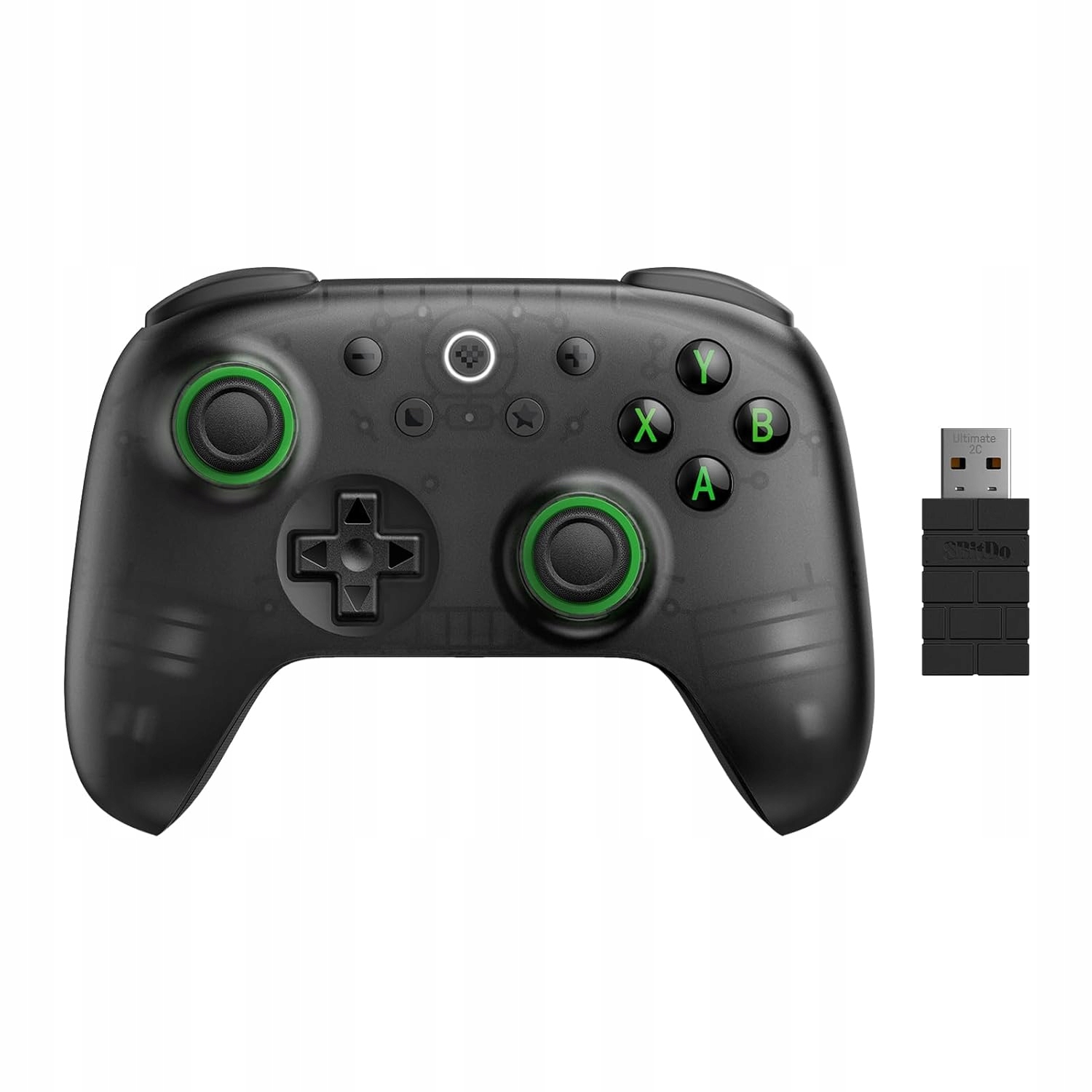 Bezdrátový Ovladač 8Bitdo Ultimate 2C T Black Hall Effect 2.4G Bt Android Pc