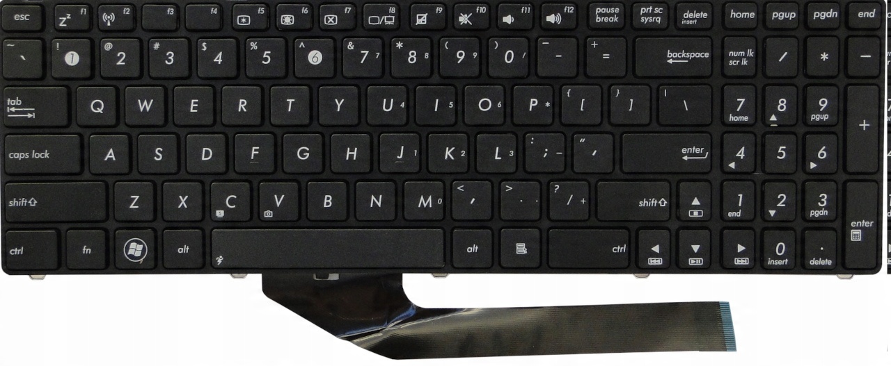 

Nowa klawiatura Asus K50 K50C K50AB K50I K50IN Pl