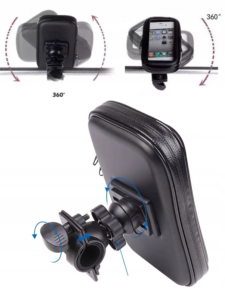 UCHWYT ROWEROWY POKROWIEC NA TELEFON DO KIEROWNICY Model torba sakwa rowerowa