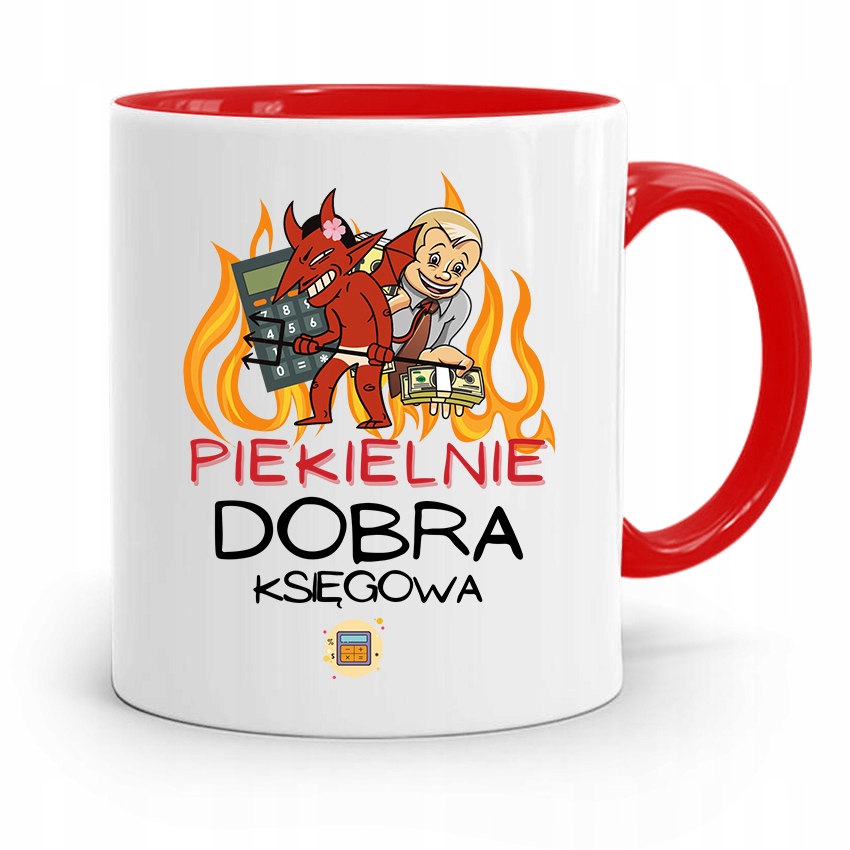 

Kubek Czerwony Dla Księgowej Księgowego