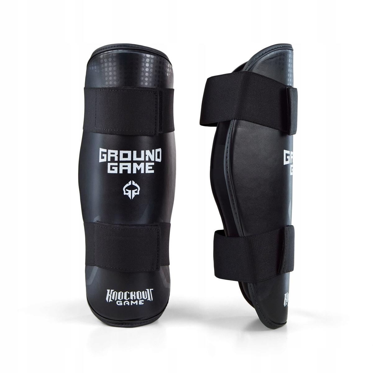 Chrániče holeně bez chodidla Cyborg (černé) L Ground Game
