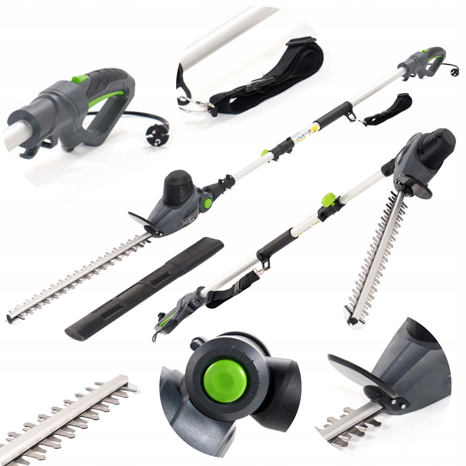 Nac Nożyce Do Żywopłotu Elektryczne Na Wysięgniku PHE60-CH 600W Max 280CM