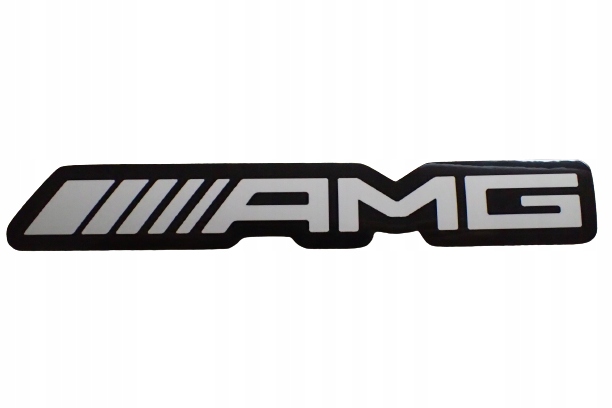 Naklejka Winylowa Motoryzacyjna Logo Supercars Amg Racing Car 21,1 x 3,2 cm