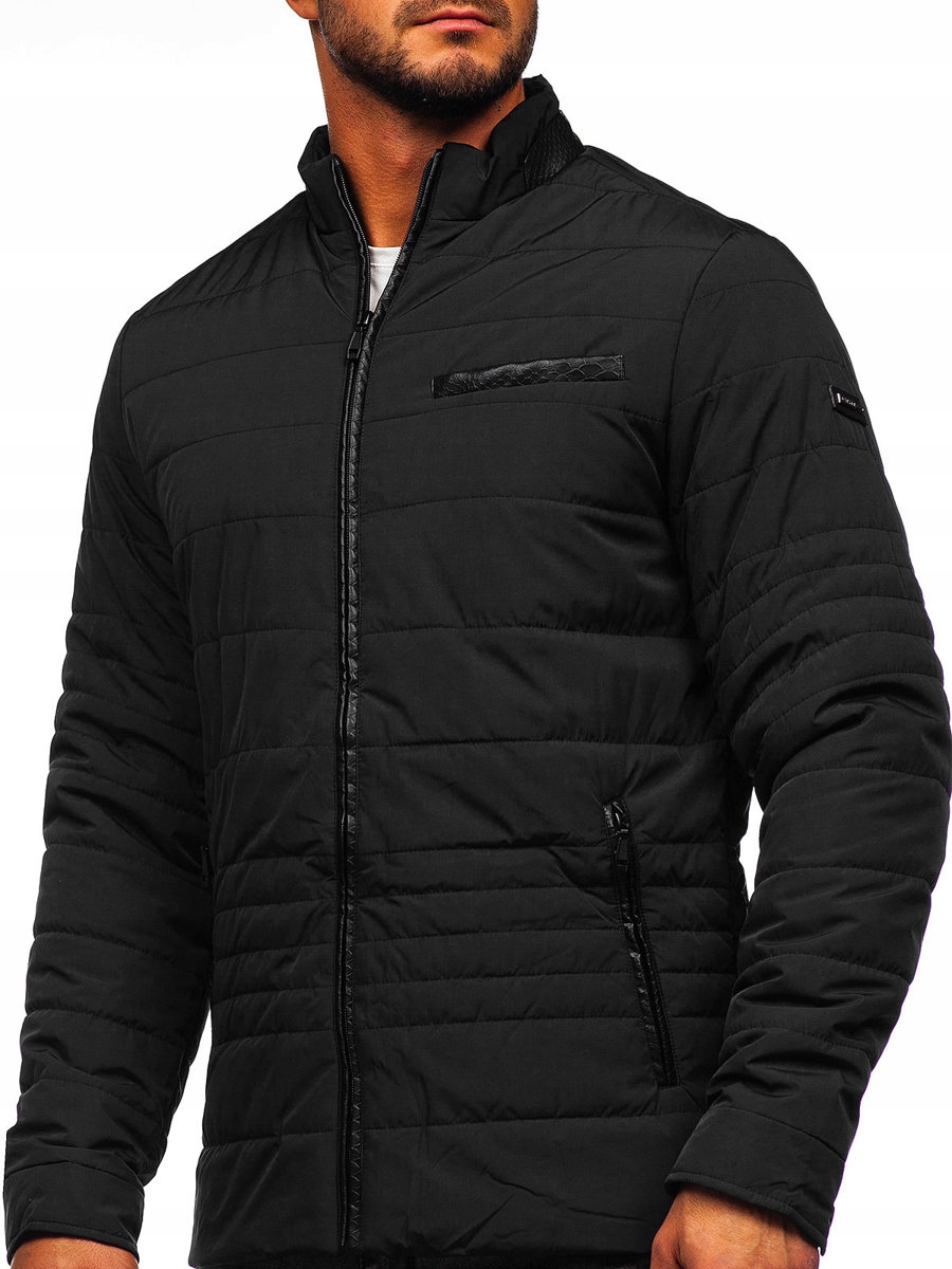 

Kurtka Męska Przejściowa Czarna 22M12 DENLEY_3XL