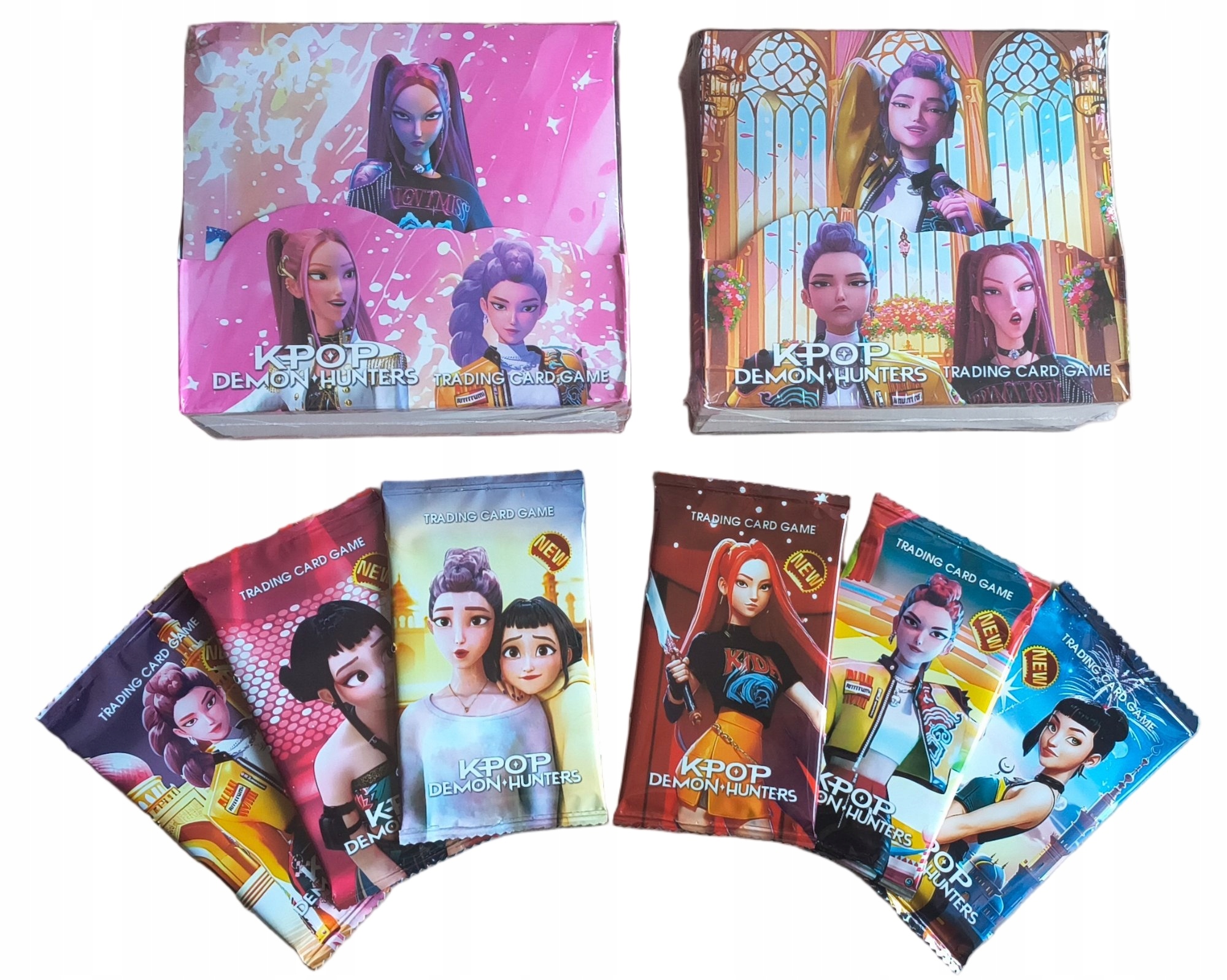 KPOP Demon Hunters Mega Box 288 kart kolekcjonerskich k-pop