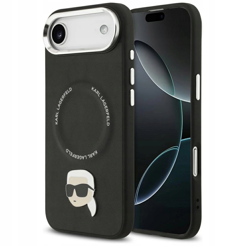 Pouzdro Karl Lagerfeld Karl Pin MagSafe pro iPhone Air černé