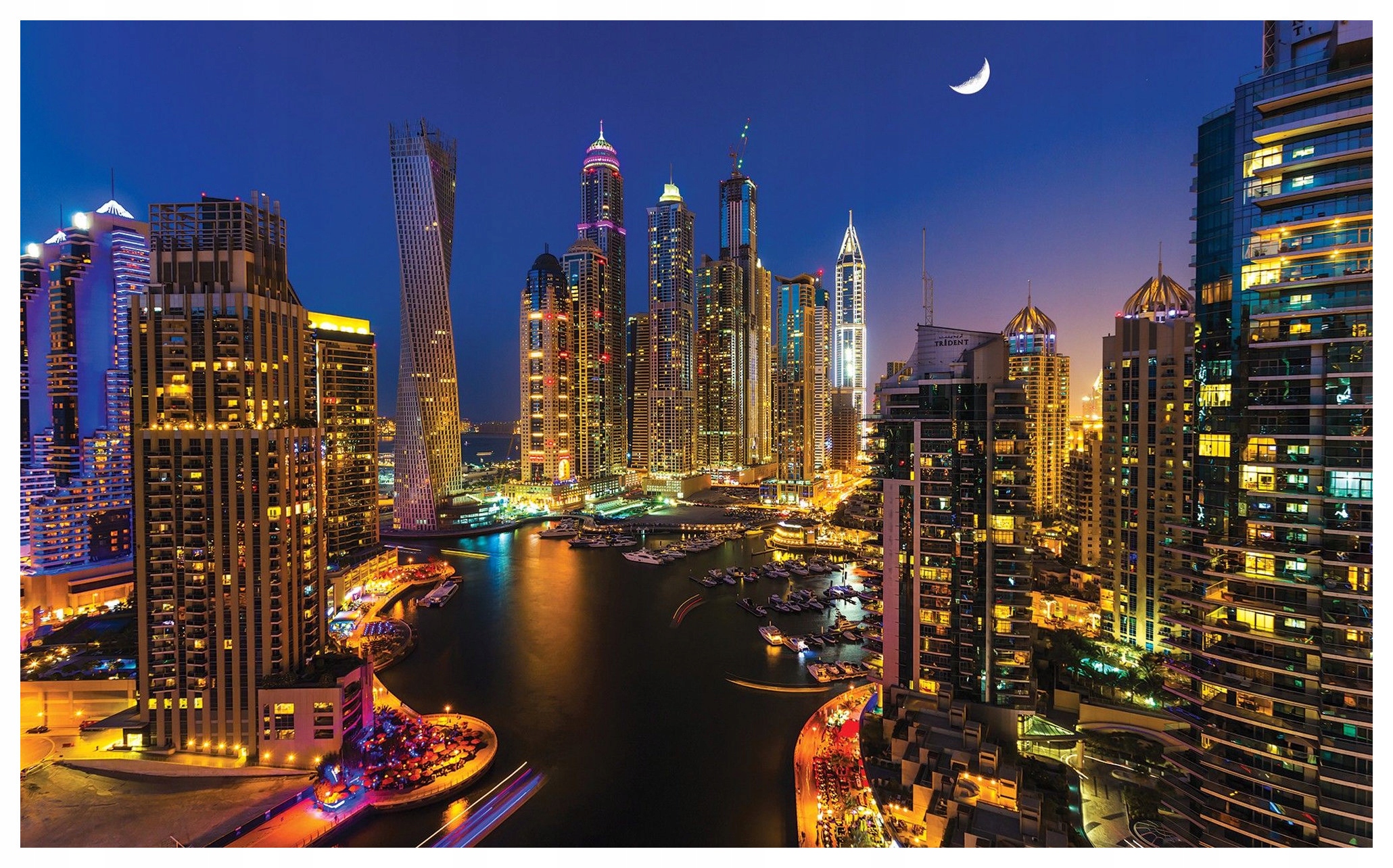 Fototapeta Nočná krajina mesta, vinylové mrakodrapy 312x219 lepidlo