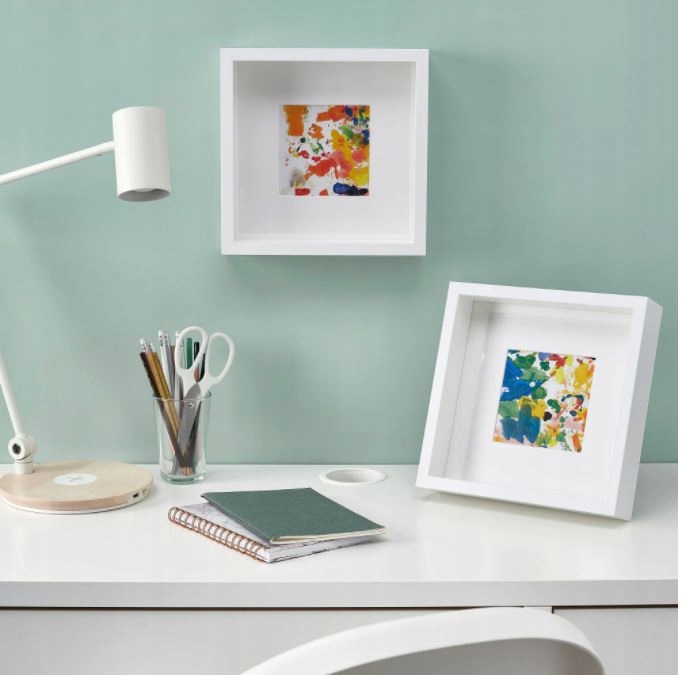 IKEA SANNAHED RAMKA NA ZDJĘCIA 25x25cm BIAŁY Szerokość produktu 25 cm