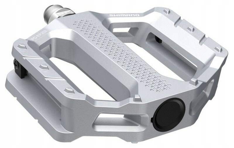 pedály Shimano PD-EF202 Flat stříbrné, v krabičce