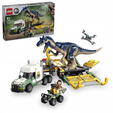 Lego Jurský Svět Dinomisje Nákladní Automobil Pro Přepravu Allozaura 76966