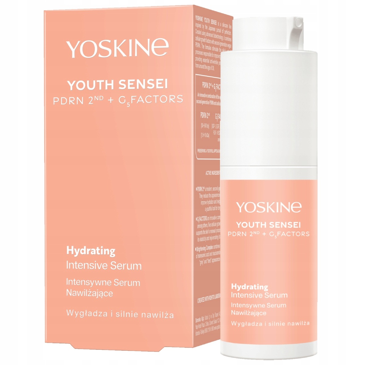 Yoskine Youth Sensei hydratační a rozjasňující sérum na obličej Pdrn 30 ml