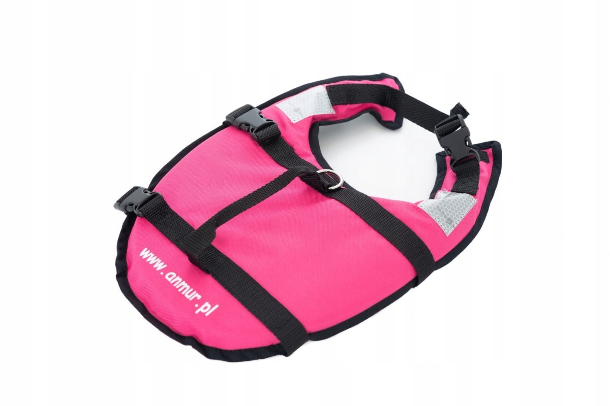 Levně Záchranná bezpečnostní vesta pro psa S růžová